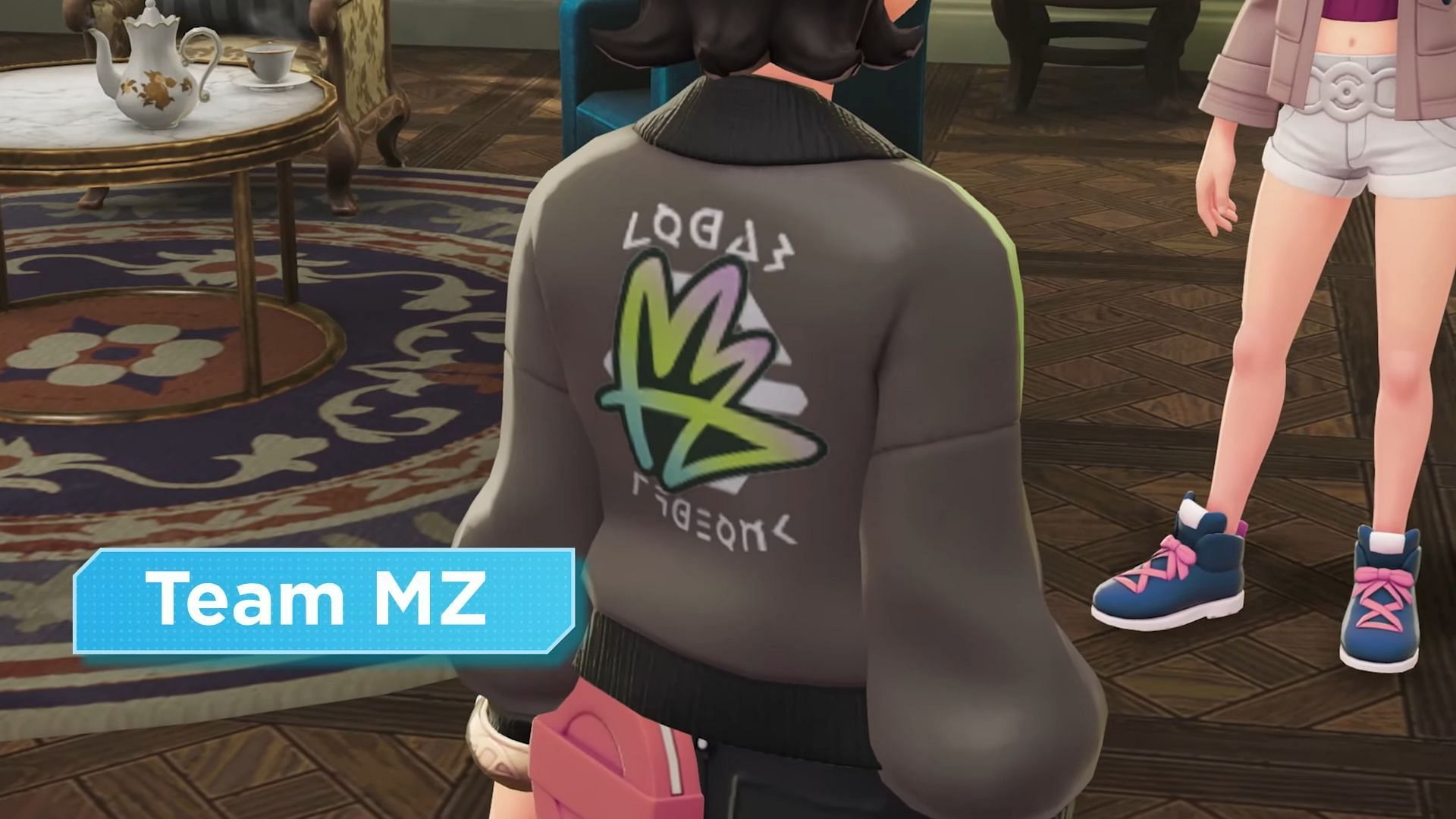 Team MZ as revealed in the announcement (Image via The Pokemon Company)
